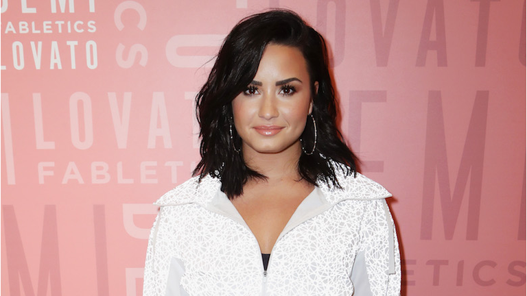 Demi Lovato visits Fabletics at The Village at Westfield Topanga