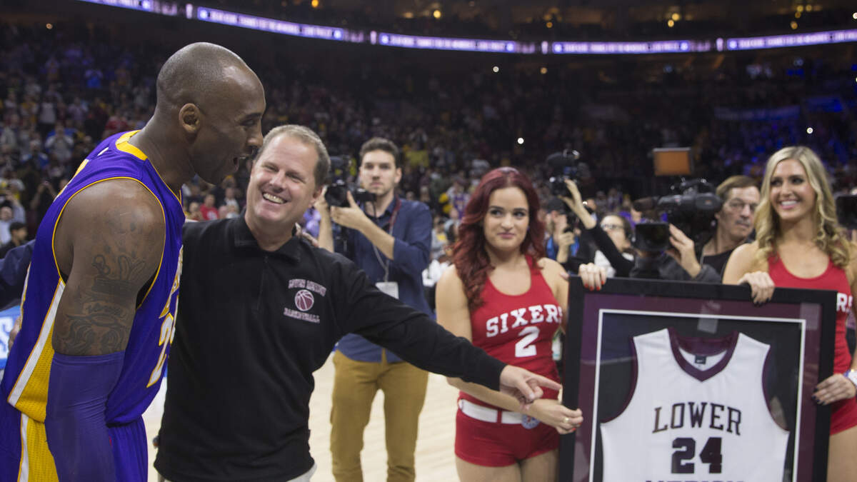 Kobe's stolen high school jersey located in China, returned to local  authorities - 6abc Philadelphia