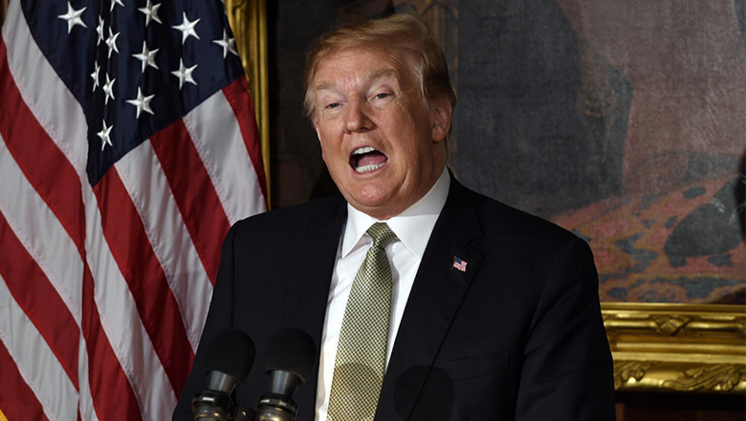 President Trump Attends Friends Of Ireland Luncheon At U.S. Capitol