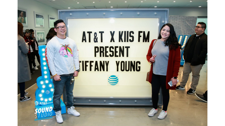 Tiffany Young In KIIS FM's AT&T Sound Studio