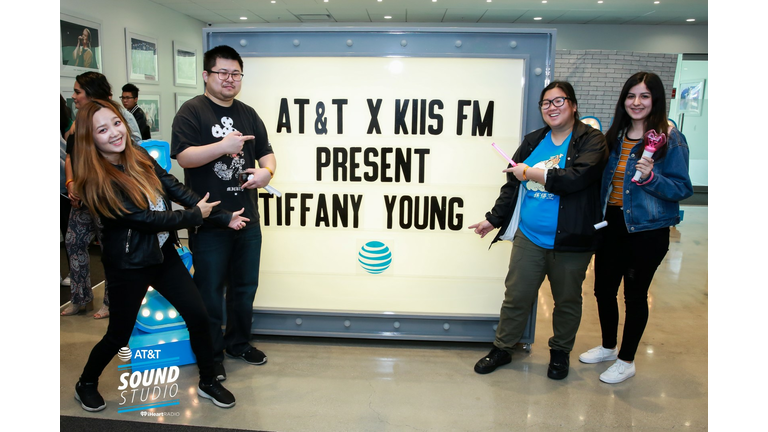 Tiffany Young In KIIS FM's AT&T Sound Studio