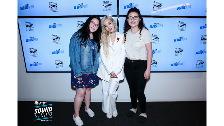 Tiffany Young In KIIS FM's AT&T Sound Studio