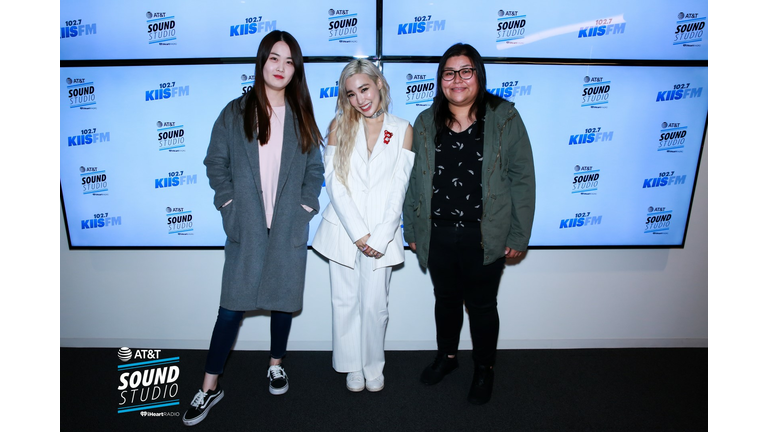 Tiffany Young In KIIS FM's AT&T Sound Studio