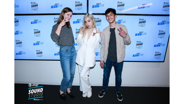 Tiffany Young In KIIS FM's AT&T Sound Studio