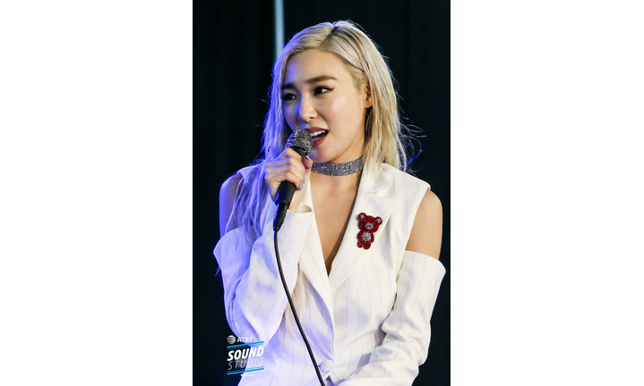 Tiffany Young In KIIS FM's AT&T Sound Studio