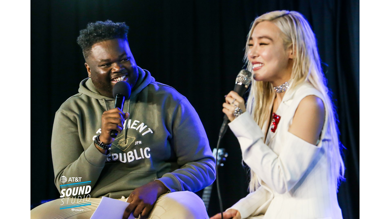 Tiffany Young In KIIS FM's AT&T Sound Studio