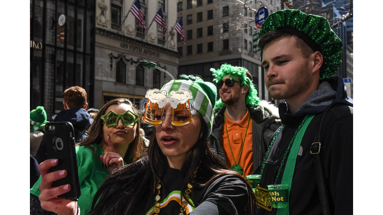 Annual St. Patrick's Day Parade Marches Down New York's Fifth Avenue