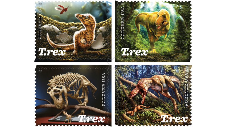 Post Office to release T. Rex stamps
