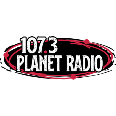 107.3 Planet Radio logo