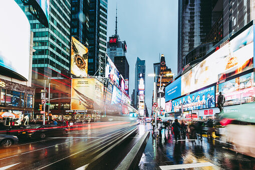 Times Square at Dusk, Manhattan, New York