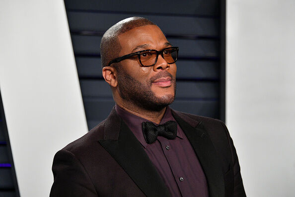 2019 Vanity Fair Oscar Party Hosted By Radhika Jones - Arrivals BEVERLY HILLS, CA - FEBRUARY 24: Tyler Perry attends the 2019 Vanity Fair Oscar Party hosted by Radhika Jones at Wallis Annenberg Center for the Performing Arts on February 24, 2019 in Beverly Hills, California. (Photo by Dia Dipasupil/Getty Images)