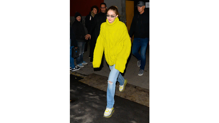 Celebrity Sightings In New York City - February 13, 2019