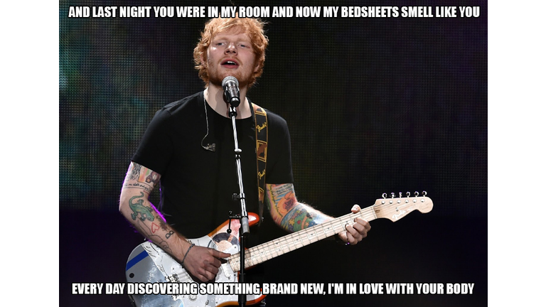 9. “Shape of You” - Ed Sheeran
