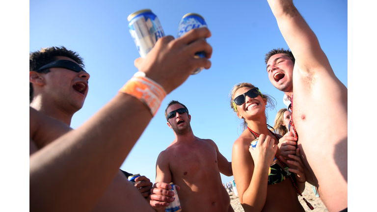 Spring Break Revelers Flock To Texas's South Padre Island