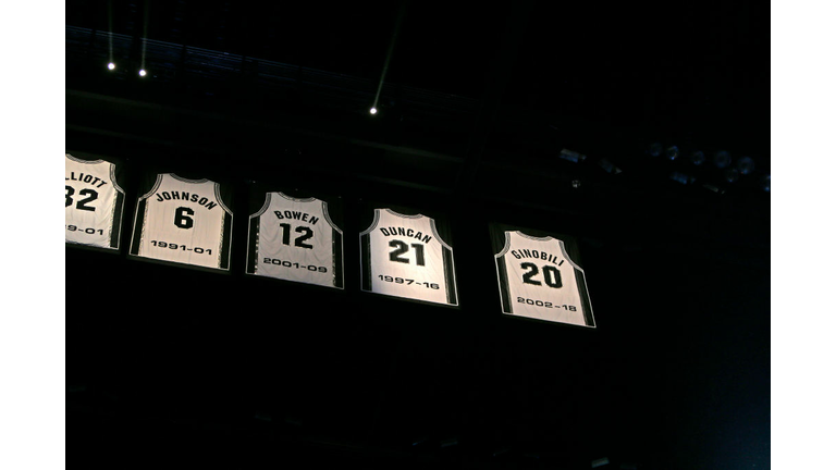 Manu Ginobili's jersey is retired