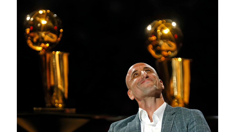 Manu Ginobili's retirement ceremony