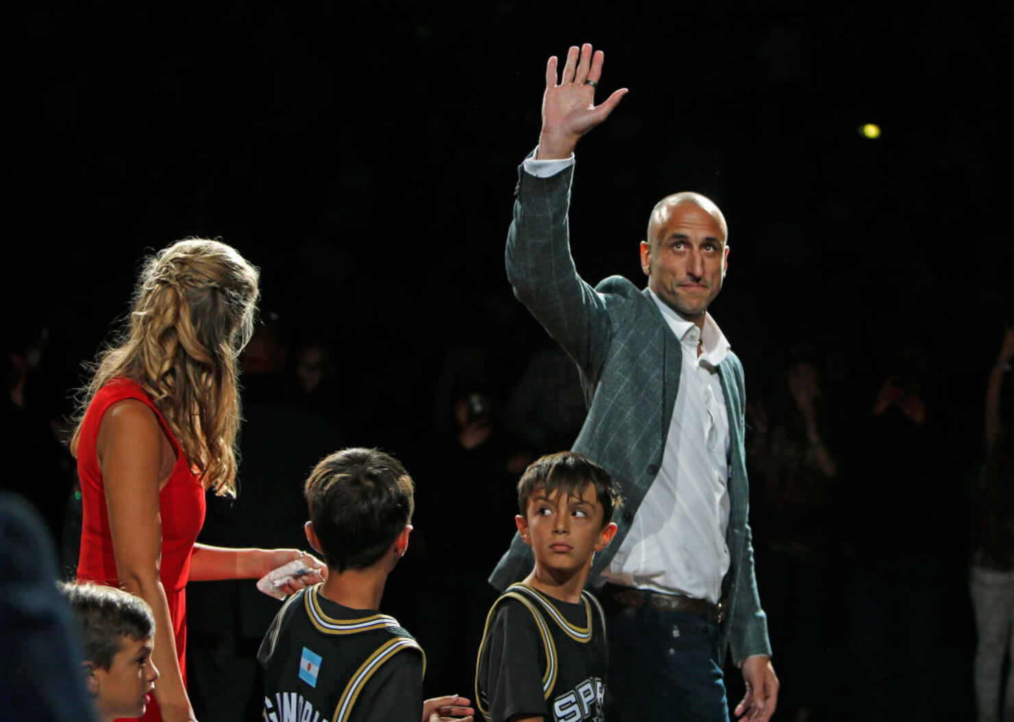 Manu Ginobili's retirement ceremony