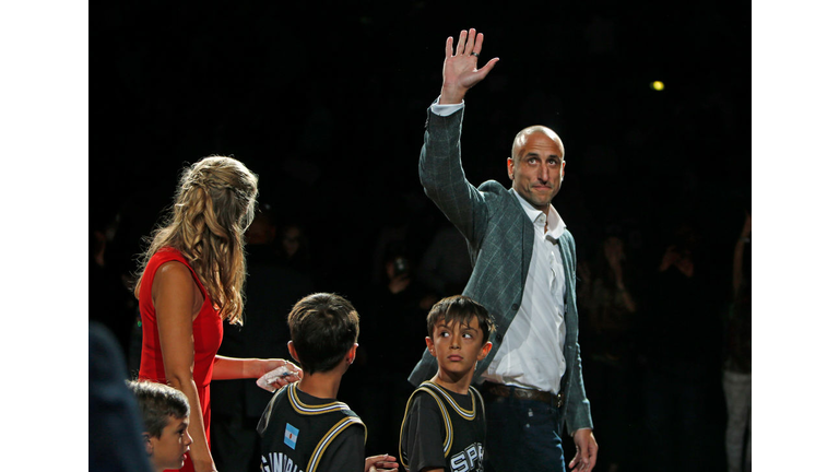 Manu Ginobili's retirement ceremony