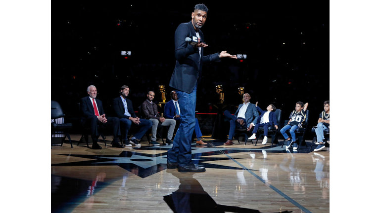 Manu Ginobili's retirement ceremony