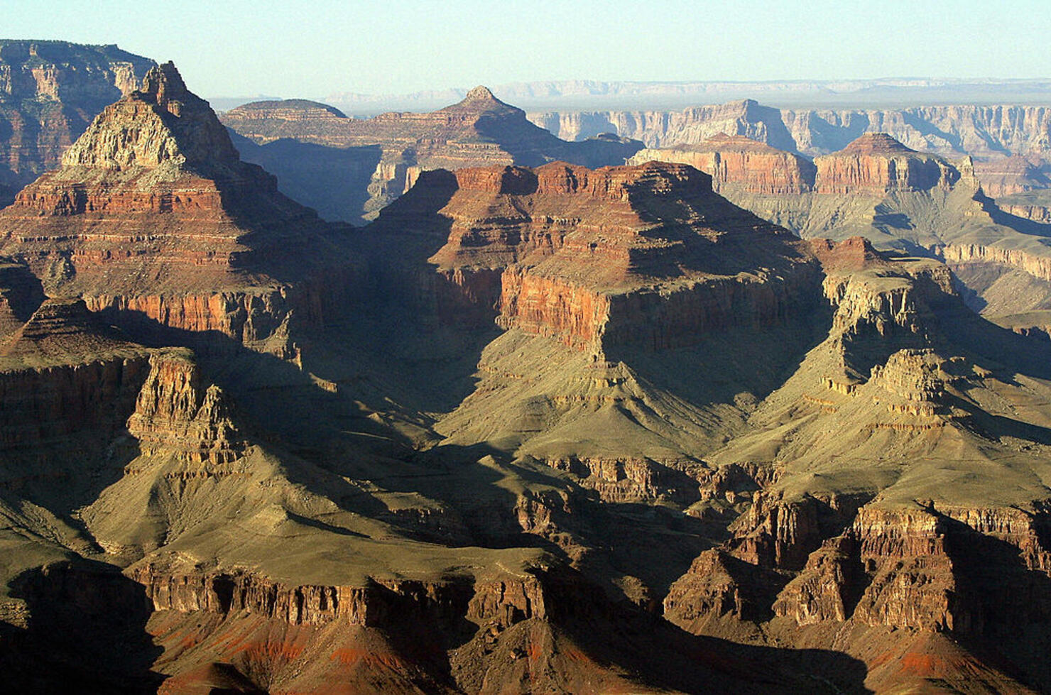 A view into the Grand Canyon from the So