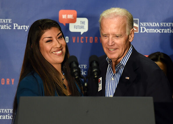 Joe Biden And Lucy Flores - Getty Images