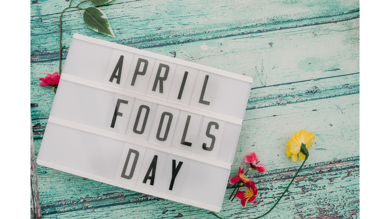 'April fools day in lightbox