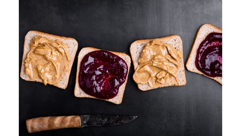 Peanut Butter and Jelly Sandwiches