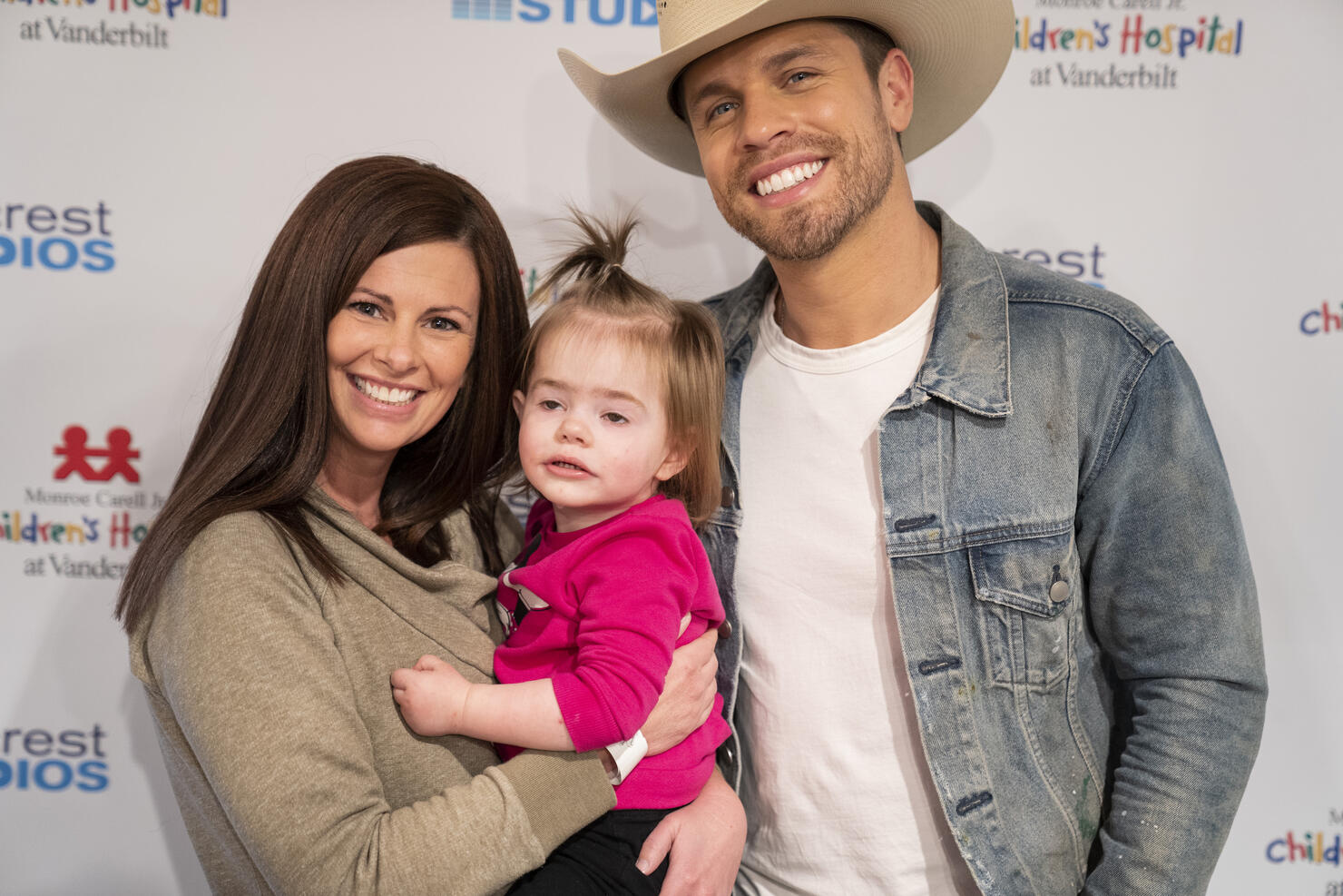 Dustin Lynch and Cody Alan at Seacrest Studios at Monroe Carell Jr. Children’s Hospital at Vanderbilt. 