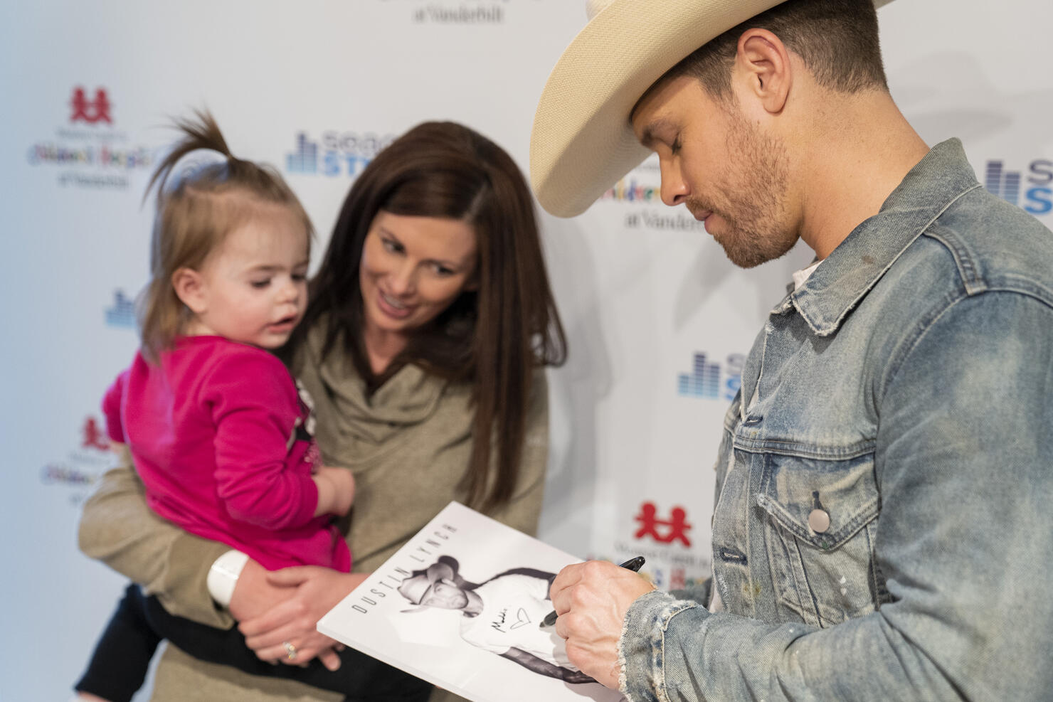 Dustin Lynch and Cody Alan at Seacrest Studios at Monroe Carell Jr. Children’s Hospital at Vanderbilt. 