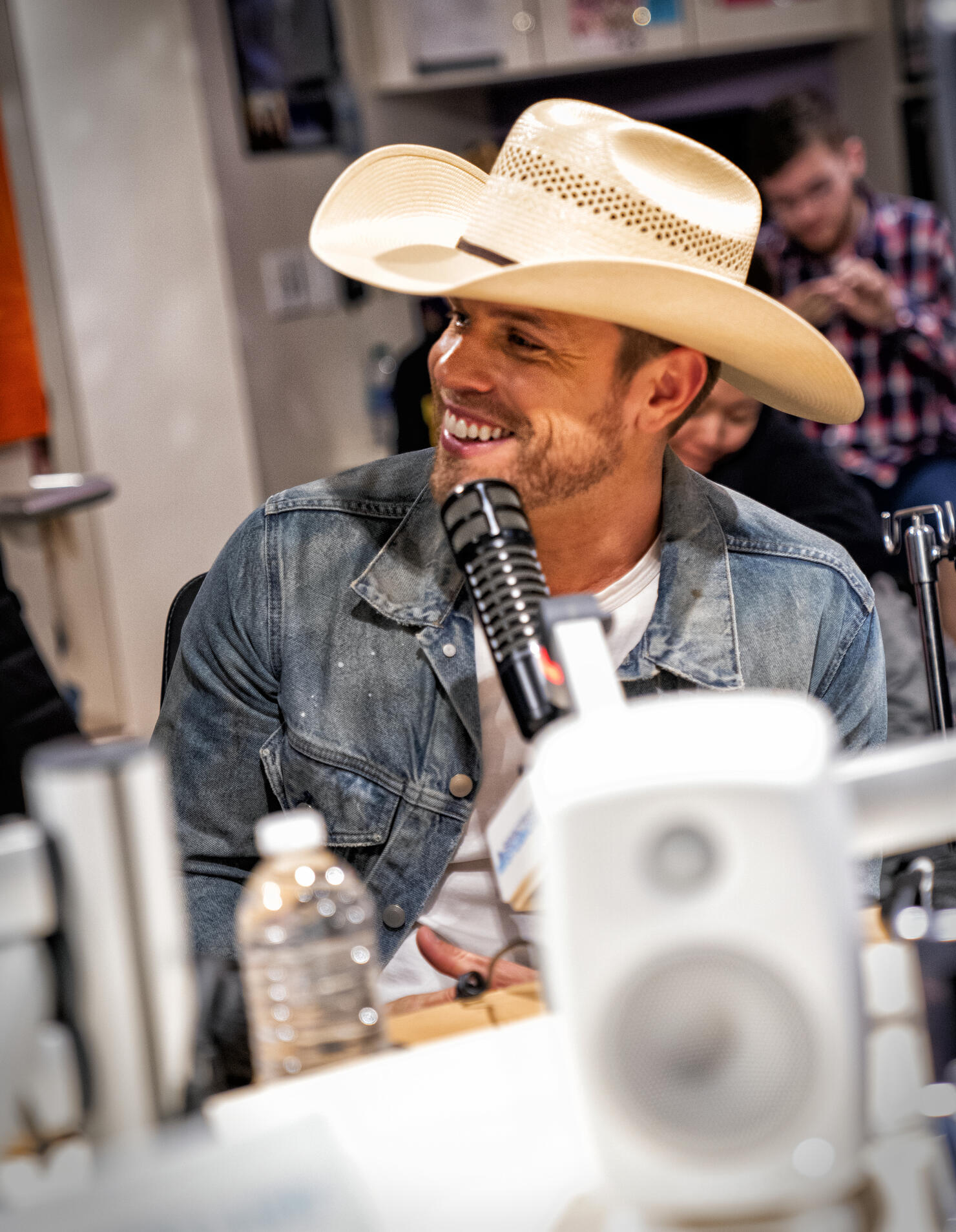 Dustin Lynch and Cody Alan at Seacrest Studios at Monroe Carell Jr. Children’s Hospital at Vanderbilt. 