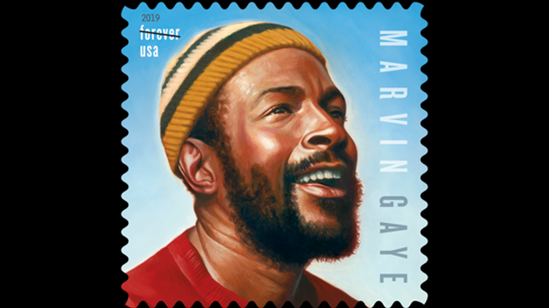 Marvin Gaye stamp released