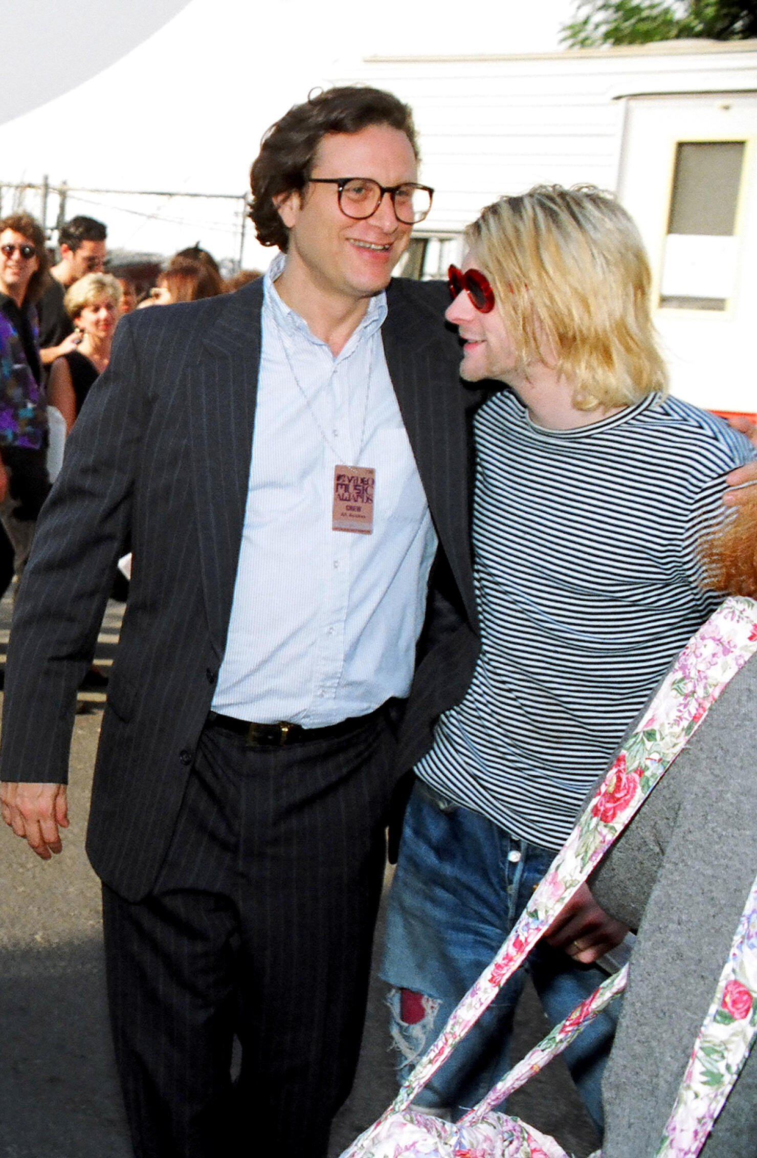 Danny Goldberg, Kurt Cobain. Photo: Jeff Kravitz and Film Magic.com.