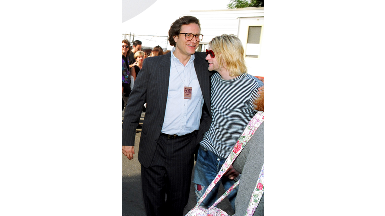 Danny Goldberg, Kurt Cobain. Photo: Jeff Kravitz and Film Magic.com.