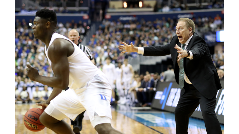 Tom Izzo and Zion Williamson