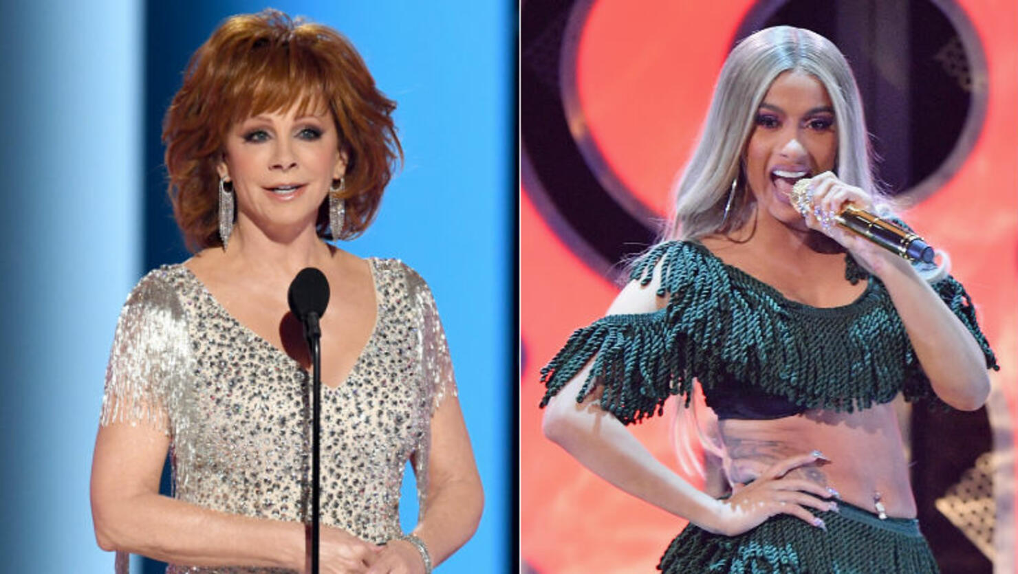 Reba McEntire's Cardi B Impersonation At The ACM Awards Was Just Perfect |  iHeart