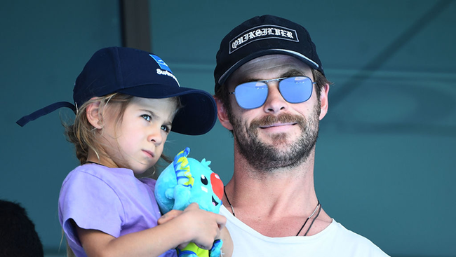 Flipboard: Chris Hemsworth's Photos From Miley & Liam's 