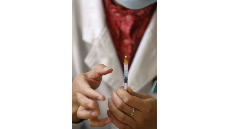 Children Get Vaccination On Children's Immunization Publicity Day In China