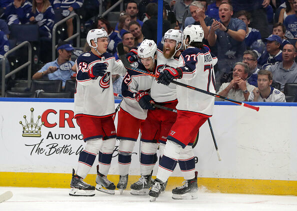 Columbus Blue Jackes v Tampa Bay Lightning - Game One