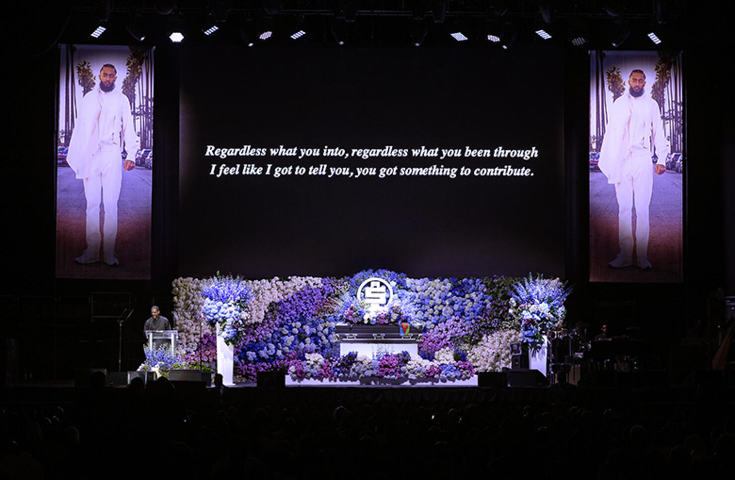 Nipsey Hussle's Celebration Of Life - Inside