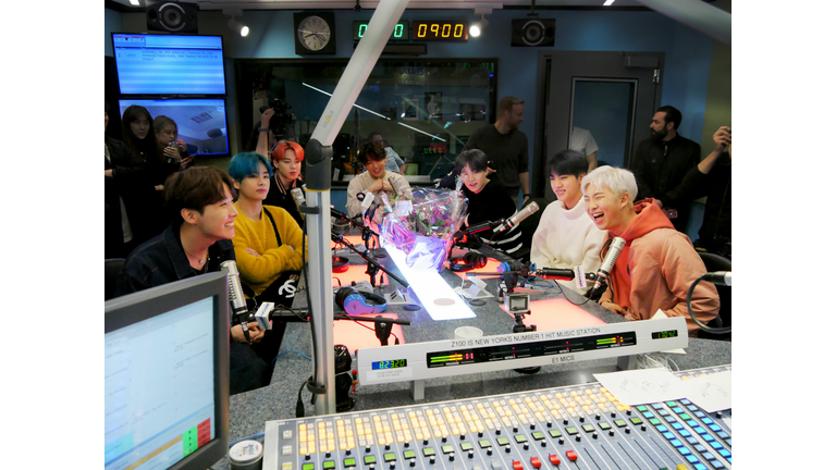 BTS In Studio With Elvis Duran