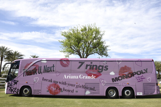 Ariana Grandes 7 Rings Pop Up Inside Coachella Featured