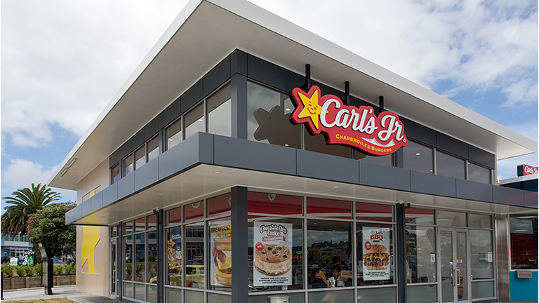 Carls Jr Restaurant, part of the of the Restaurant Brands Group