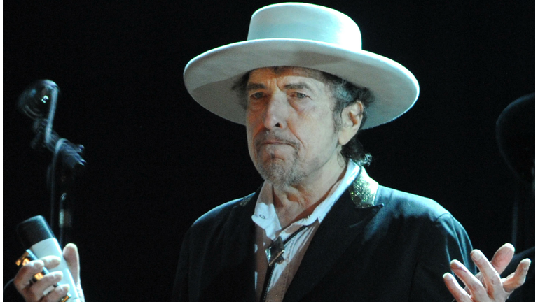 US legend Bob Dylan performs on stage du