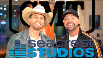 Dustin Lynch & Cody Alan & Film CMT Hot 20 Episode At Seacrest Studios