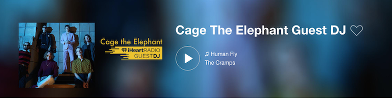 Cage The Elephant iHeartRadio Guest DJ Station