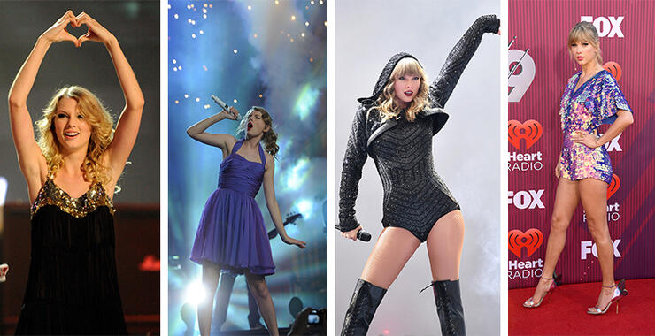 From Taylor Swift To Lover Taylors Style Through The Eras