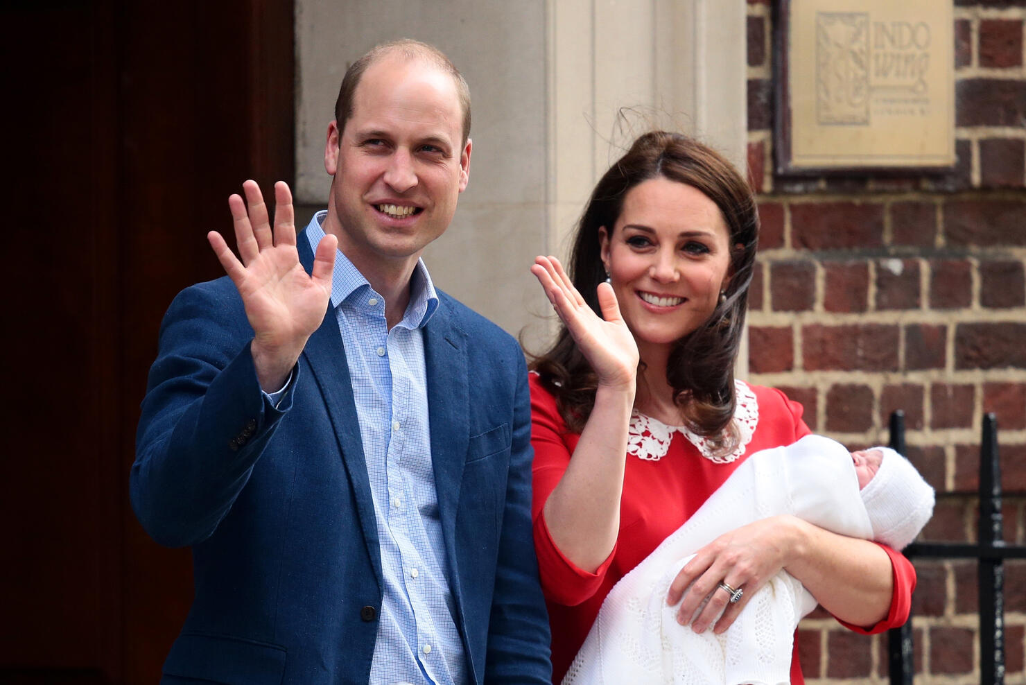 The Duke & Duchess Of Cambridge Depart The Lindo Wing With Their New Son