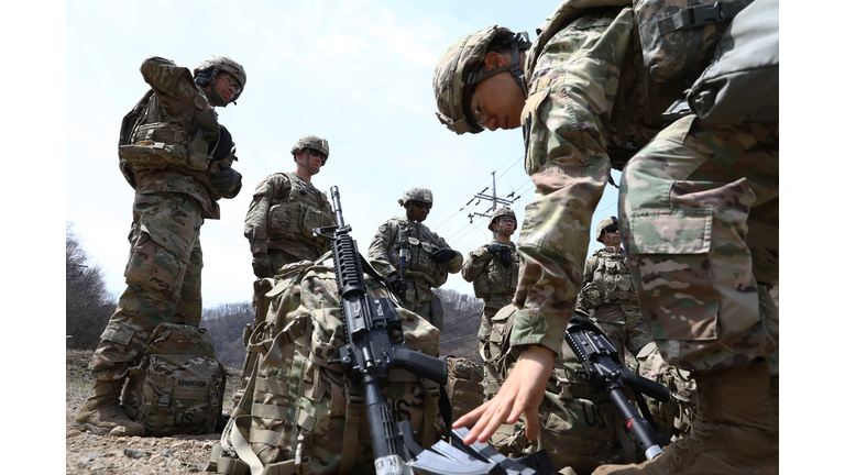 U.S. Troops Conduct Military Exercises In Pocheon