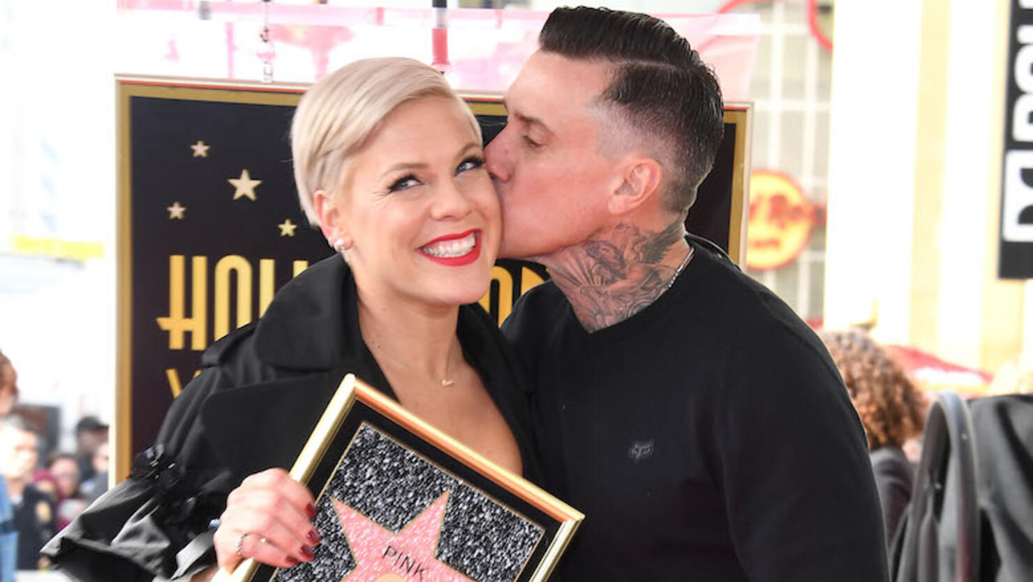 Pink Honored With Star On The Hollywood Walk Of Fame