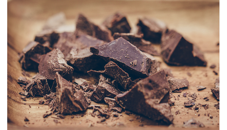 Close-up of raw artisan chocolate